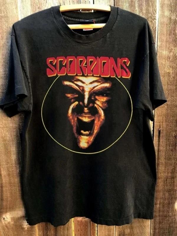 Scorpions Face The Heat Short Sleeve Unisex T-Shirt Classic Style S-5XL