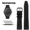 Nylon Rubber Watch Strap For IWC Pilot Spade A Mark 18 Portuguese Blue Band FOLDING CLASP Canvas Men's Watch Chain 20MM Bracelet