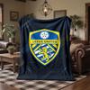 Coperta in Pile a Tema Leeds United Morbida e Accogliente in Peluche per Camera da Letto Divano Viaggio