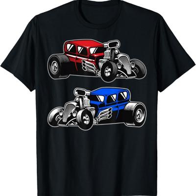American Muscle Car Speed Lover Cars Fan Racing Driver Rat T-Shirt