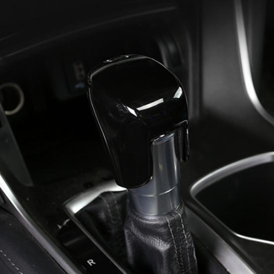 Bright black Gear Shift Knob Cover Trim 1pcs For Honda Civic