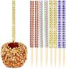 Bling Crystal Fruit Skewer Sticks Rhinestone Cake Chocolate Caramel Sticks Candy Sticks  Christmas