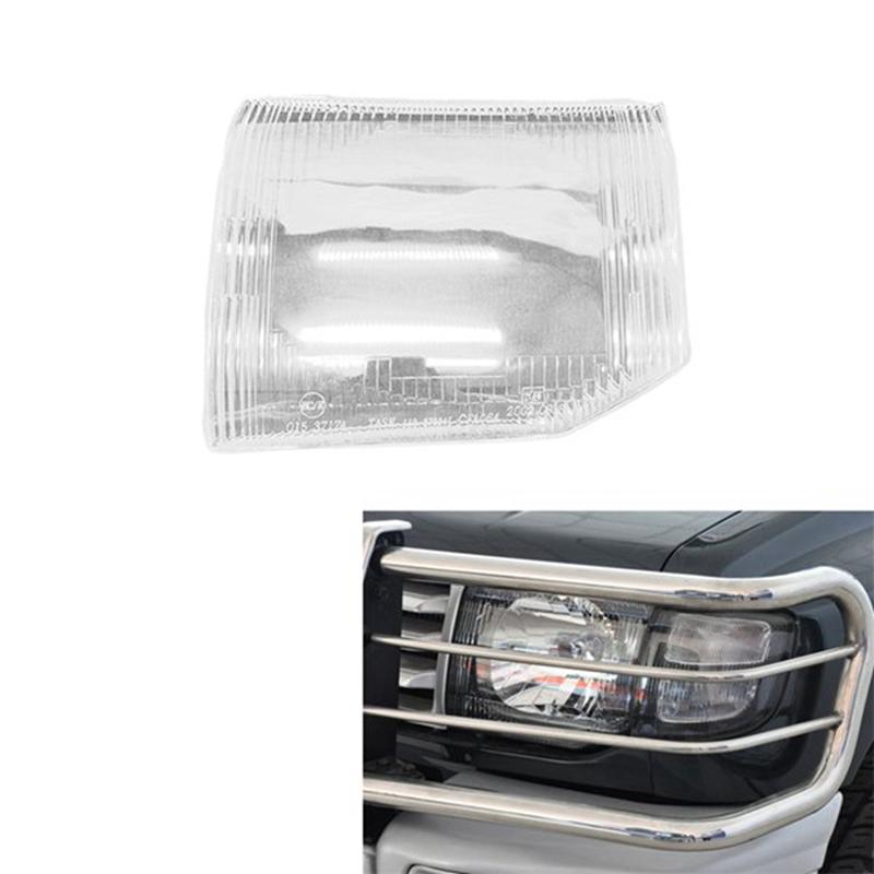 AA92-Car Headlight Shell Lamp Shade Transparent Lens Cover Headlight Cover For Mitsubishi Pajero V31 V32 V33