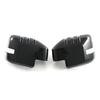 Rearview Mirror Decoration Car Mirror Cover Black ABS Material Black Finish Decorative Cover Easy tallation