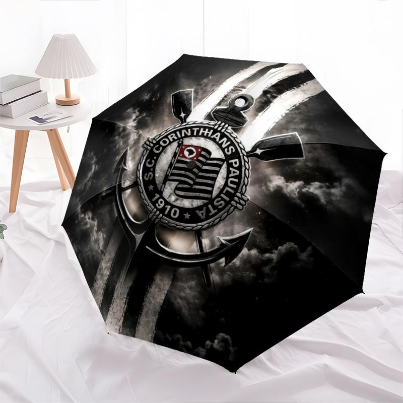 Corinthians3pattern, automatic folding umbrella, portable and foldable design, 8 ribs, a Christmas or birthday gift.