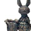 Bunny Figurine Flower Planter for Indoor