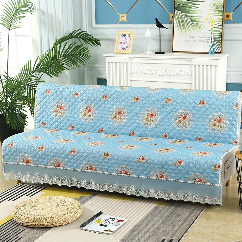 Universal Stretch  Sofa Bed Cover Couch Covers Armless Sofa Cover Washable  Elastic Folding Furniture Sofa Bed Covers