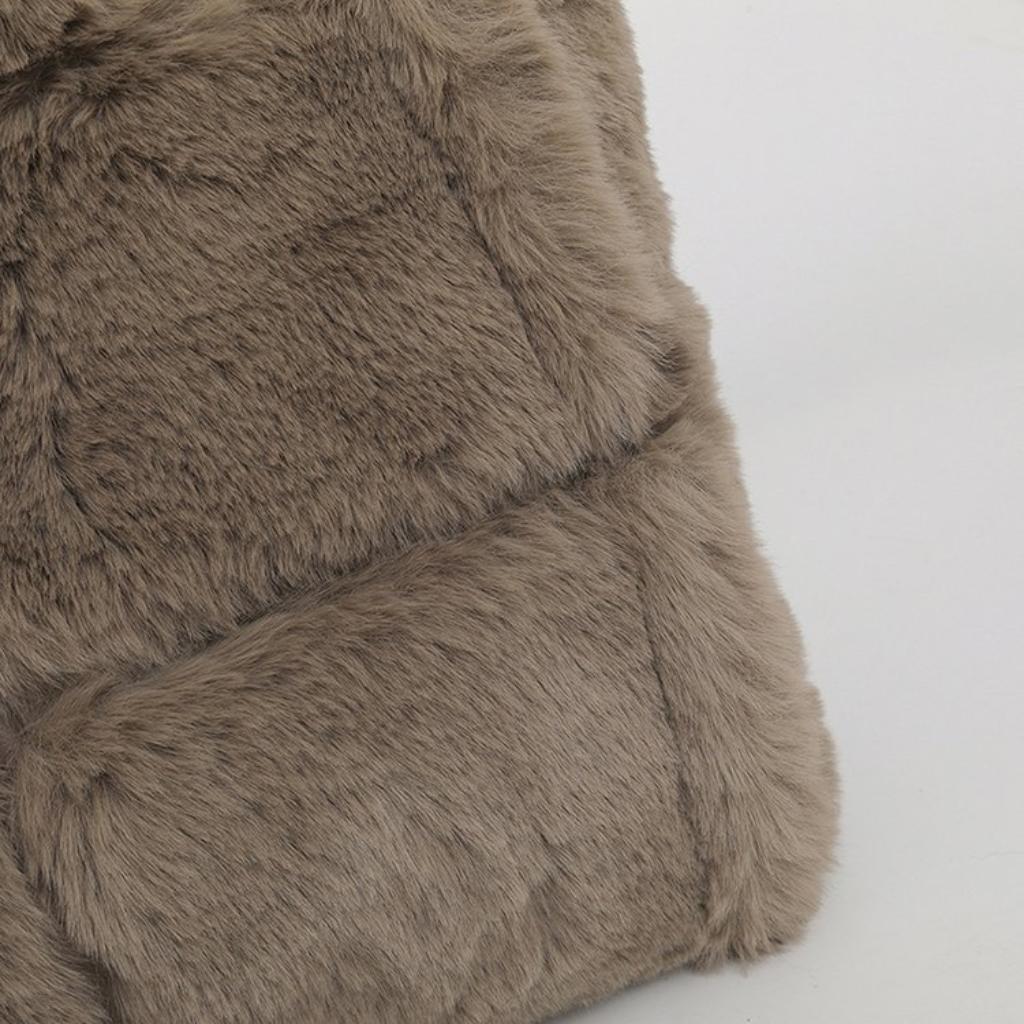 Tote Bag Women Fur Large Capacity Daily Commute