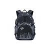 Li Ning X Steven Harrington Collaboration Graffiti Durable Large Capacity Layered Polyester Backpack Unisex Backpack Black Gray ABST343-2