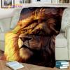 Beast Tiger Lion Leopard Animal Wildlife Cartoon Blanket,Soft Throw Blanket for Home Bedroom Bed Sofa Picnic Cover Blanket Kids