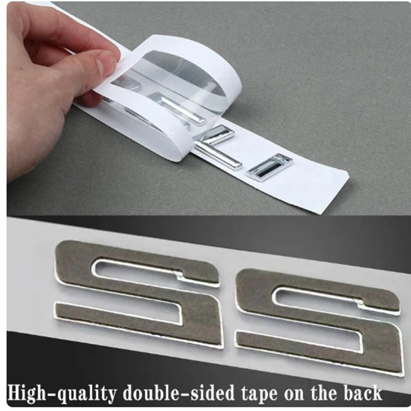 ABS Car Rear Trunk Letters Logo Badge Emblem Sticker For BMW 4 Series 420d 425d 428d 430d 435d 440d 450d F30 F32 F33 F36 G26 G22