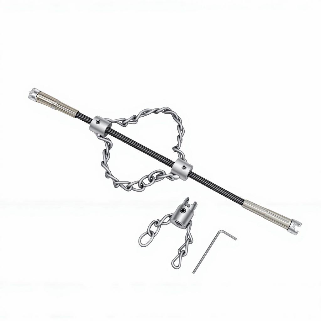 Flexible Shaft Sewer Descaling Chain Single and Double Chain Drain Dredging Cleaning Tool for 16mm Spring 50 200mm Pipes
