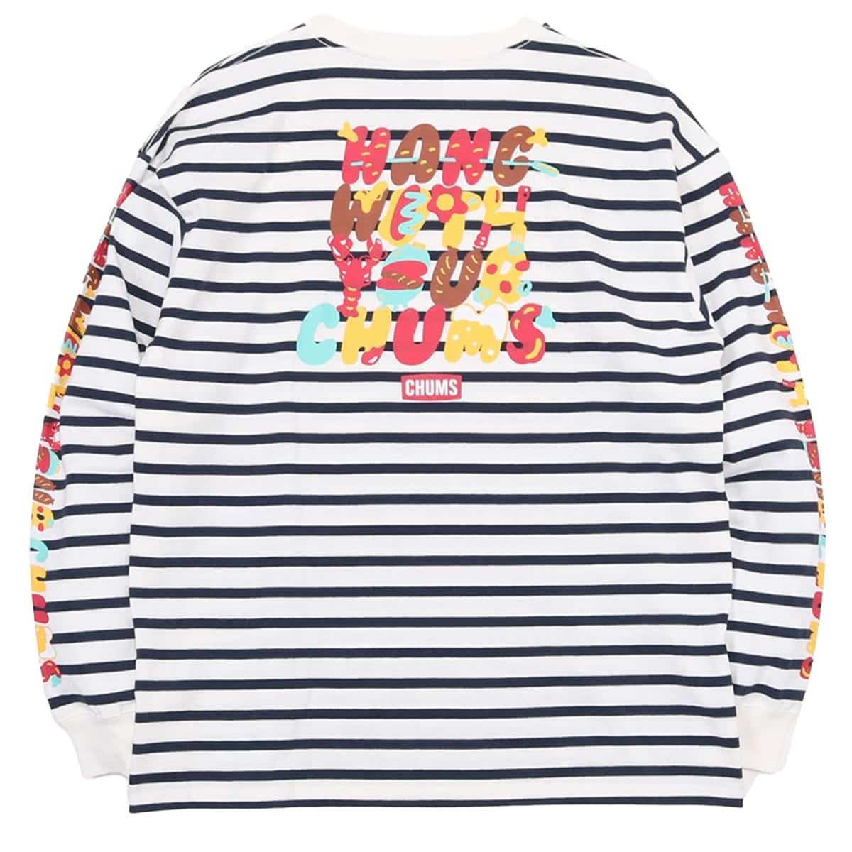 

Oversized On The Grill [Chums] T-Shirt L/S T-Shirt Men s White/Navy
