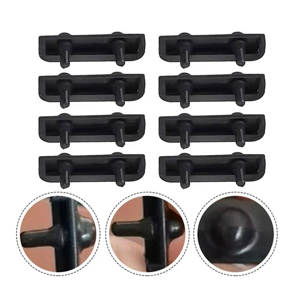 4/10/20 Peças Amortecedores de Borracha para Air Fryer Bandeja de Air Fryer Pés de Borracha Peças de Reposição Capas Protetoras de Borracha Anti-riscos