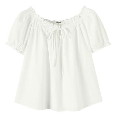 TonLion Women's 2026 Summer Short Puff Sleeve Shirt
