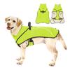 Wasserdichte Winter Hundejacke mit Geschirrloch Warme Fleece Hundejacke Reflektierende Winddichte Haustierkleidung für Große Mittlere Hunde
