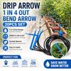 Irrigation Outlet with Drip Irrigation Nozzle and Adjustable Pressure, Designed for Greenhouse Cultivation