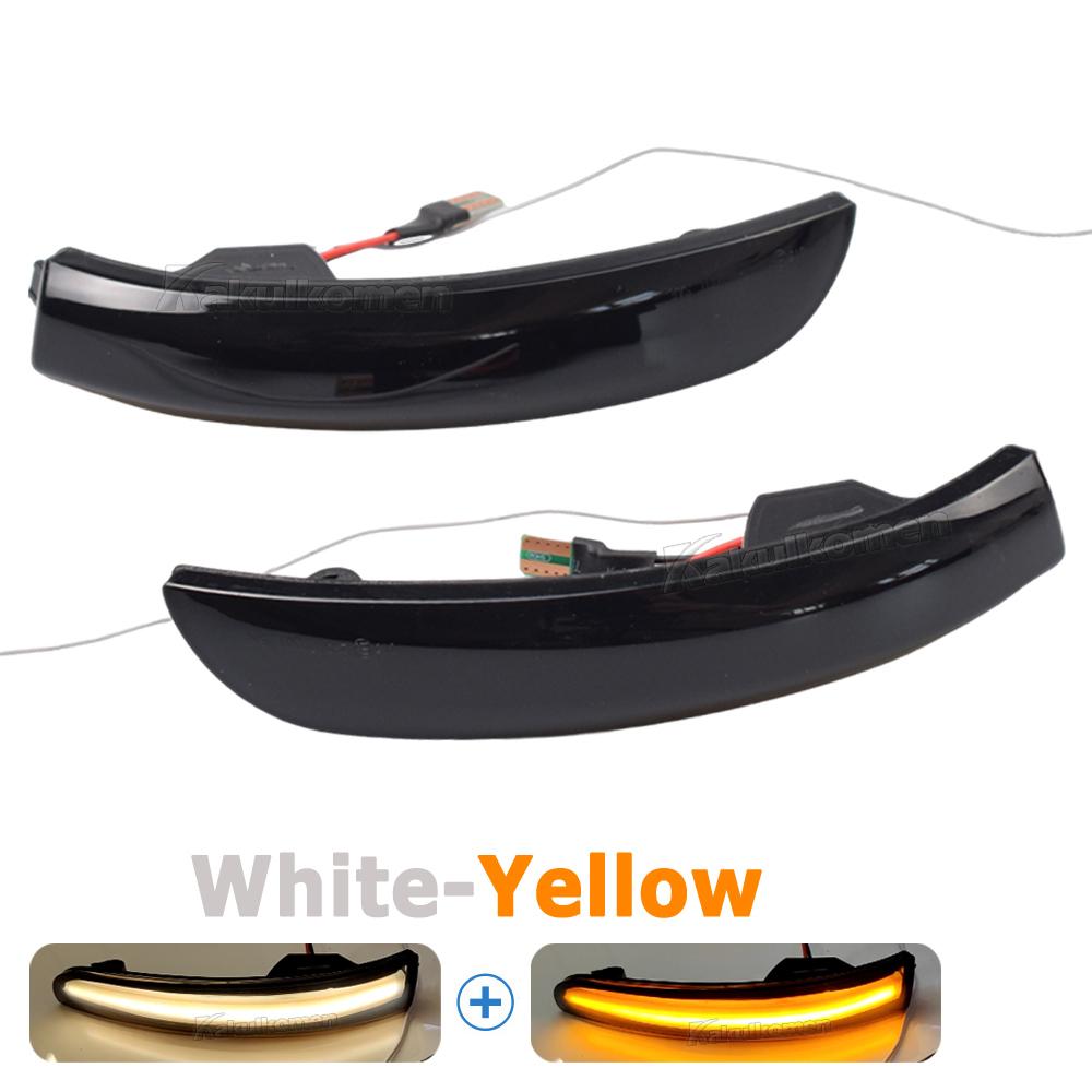 1Pair Flowing Dynamic Indicator Turn Signal Light LED Side Wing Mirror Blinker For Ford Kuga II DM2 Van Escape EcoSport 2013-19