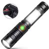 USB Rechargeable Mini Magnetic Flashlight with Zoom