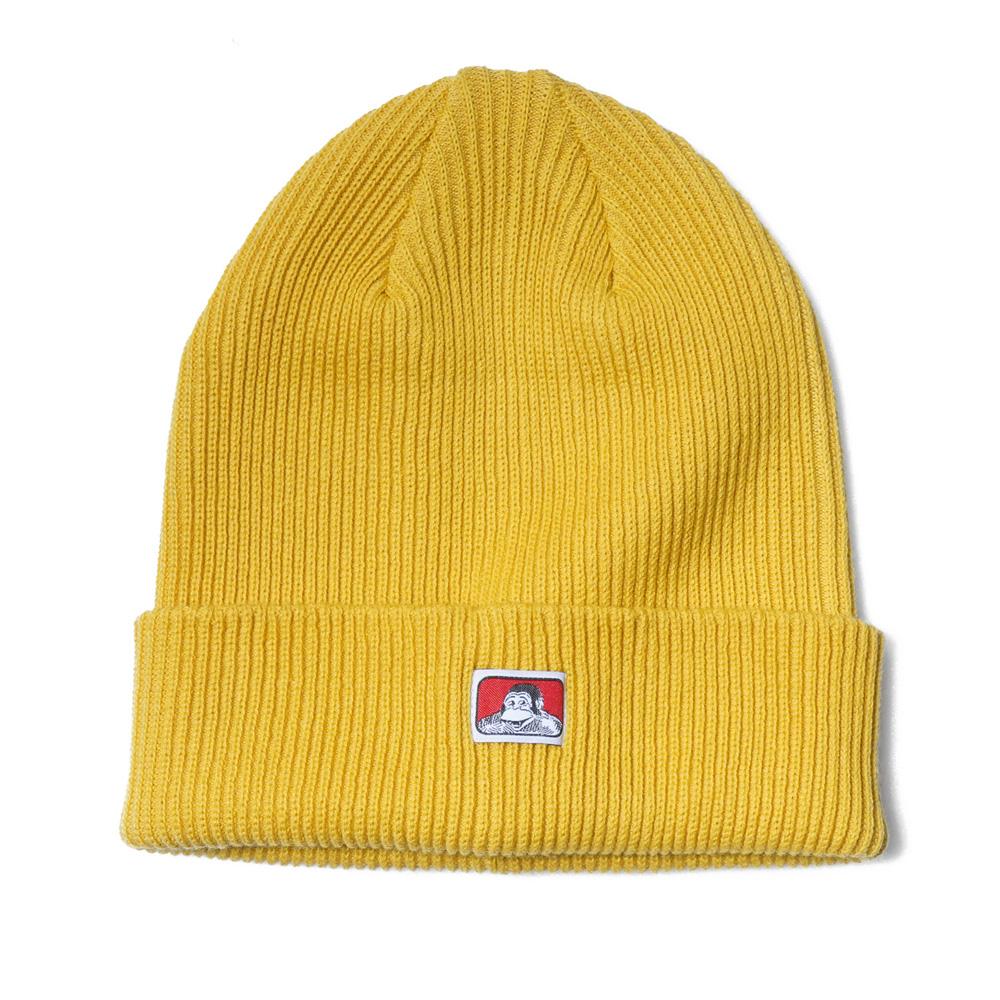BEN DAVIS Original Mini Logo Knit Beanie Heather Black