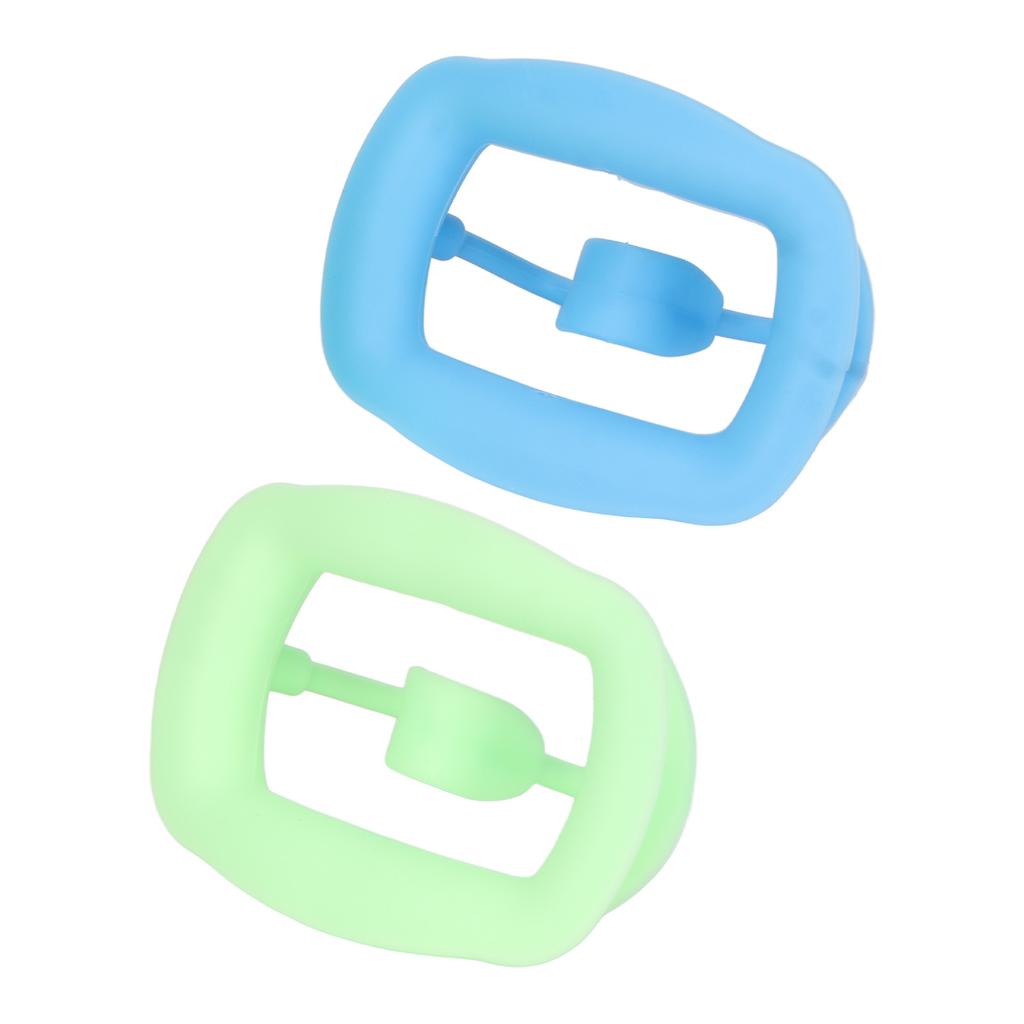 2pcs Silicone Mouth Opener Reusable High Temperature Resistant Food Grade Dental Cheek Retractor for Teeth Whitening