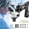 Micro Inlaid Mirror Multi-directional Micro-setting Microscope 76mm Lens Spring Bracket Jewelry Tools 7X-4.5X