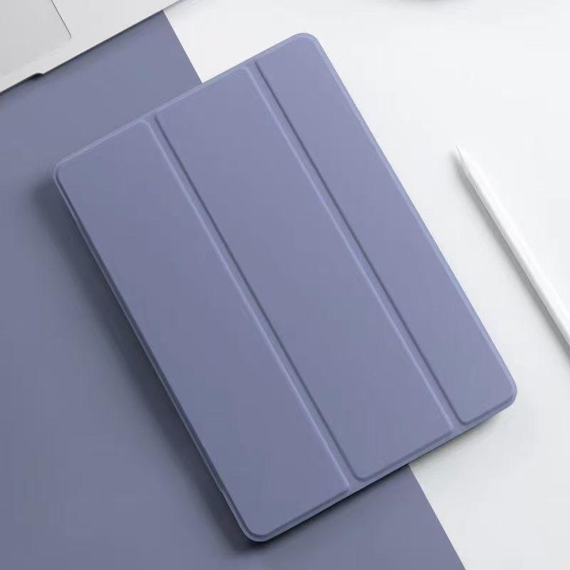 Samsung Galaxy Tab A11 Plus A9 Protective Case, 8.7" Tri-Fold Solid Color, Anti-Fall Soft Shell