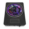 Subwoofer para Coche Alimentado Debajo del Asiento de 10 Pulgadas 800W Super Delgado Amplificador Incorporado Control Remoto Subwoofer Activo para Coche para