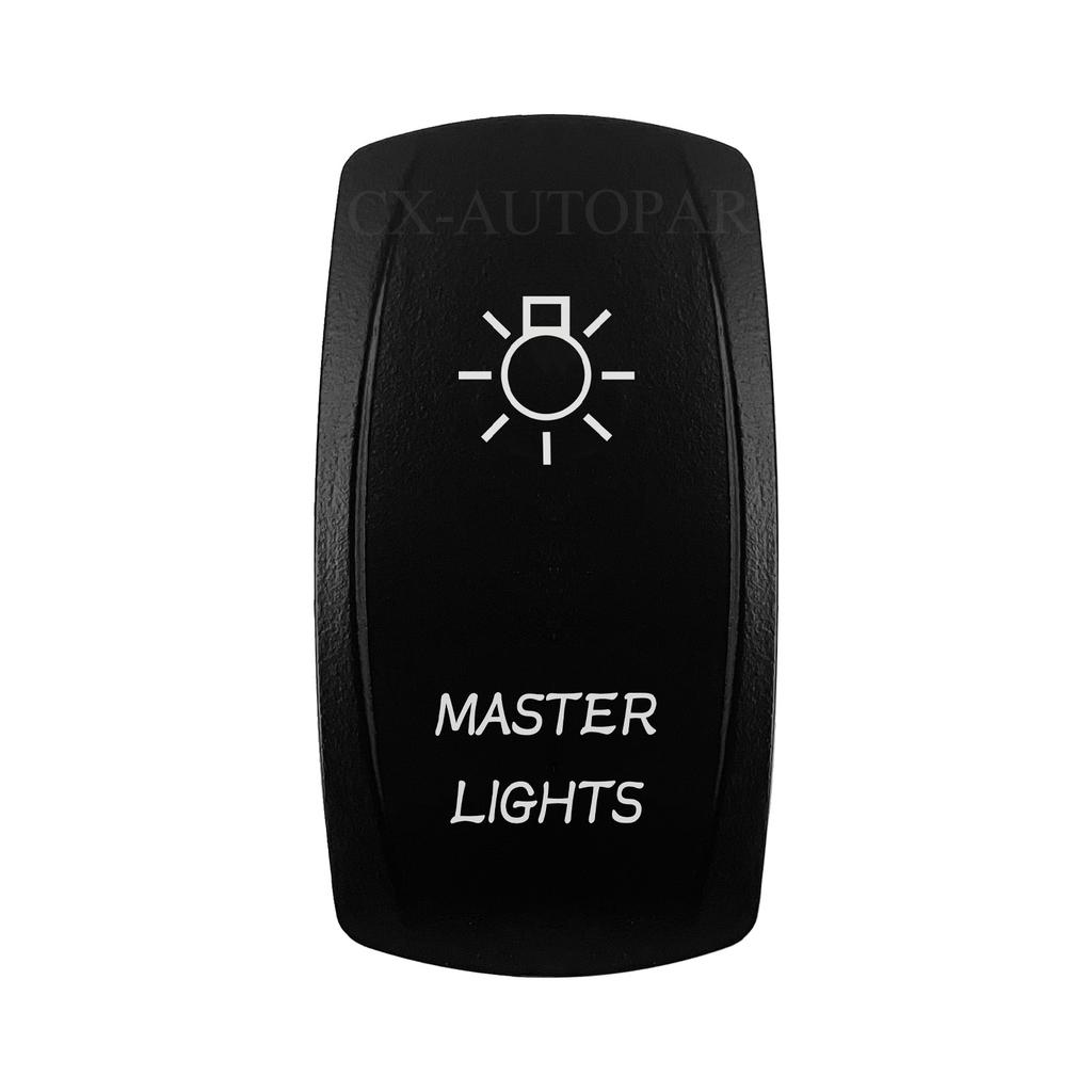 Laser-Engravable Rocker Switch Cap (No Body) - Switch Actuator Cover Replacement for 12V 24V Car Boat ATV Carling ARB Narva