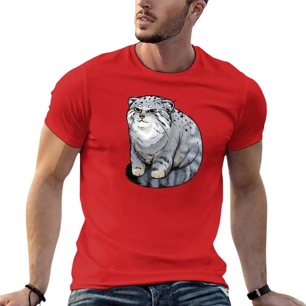summer Tops Hattori Classic harajuku Pallas's cat T-Shirt Blouse funny t shirts quick drying workout shirts