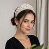Baroque Fabric Hair Bands Elastic Hair Hoop New Pearl Headband  Headwear