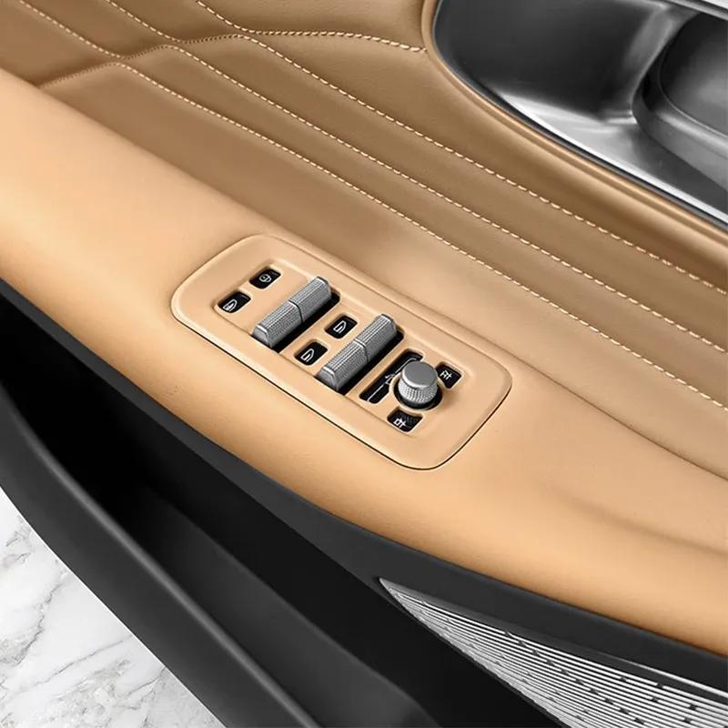 For Geely Galaxy Starship 7 EM-i 2024 2025 Door Glass Lifting Panel Handle Silicone Protective Pad Interior Accessories