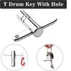 Universal Drum Tuning Key with Screws Multi-fit Drum Adjustment Tool for Drummers Percussionists Live Gig Music Gift