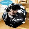 Custom Name Gothic Addams Umbrella Folding Umbrella, Automatic Umbrella 8-Frame for Travel, Casual Lightweight Birthday Christmas Gift