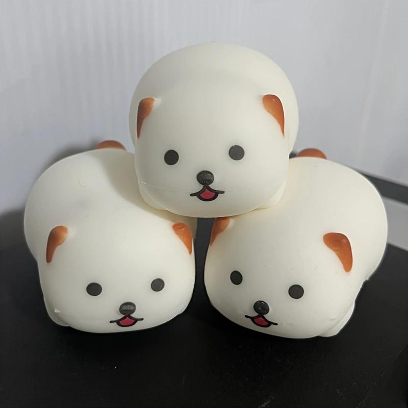 Squishy Puppy Animal Squeeze Toy for Adult Soft Pinch Pop Fidget Toys Cute Cartoon Dog Decor Entertainment Games Party Gifts