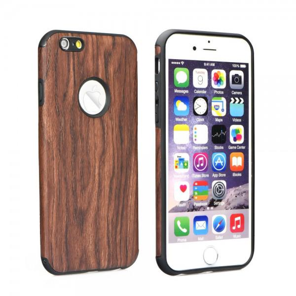 WOOD Case / Etui SAMSUNG Galaxy S7 dark uygun fiyatlı satın alın