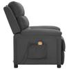 VidaXL Massage Chair Dark Grey Fabric 342352