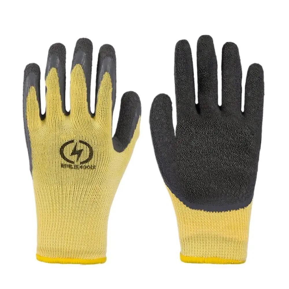 Flexible Electrician Work Gloves 400V Rubber Gloves Mittens Protective Gloves  Hand Protection