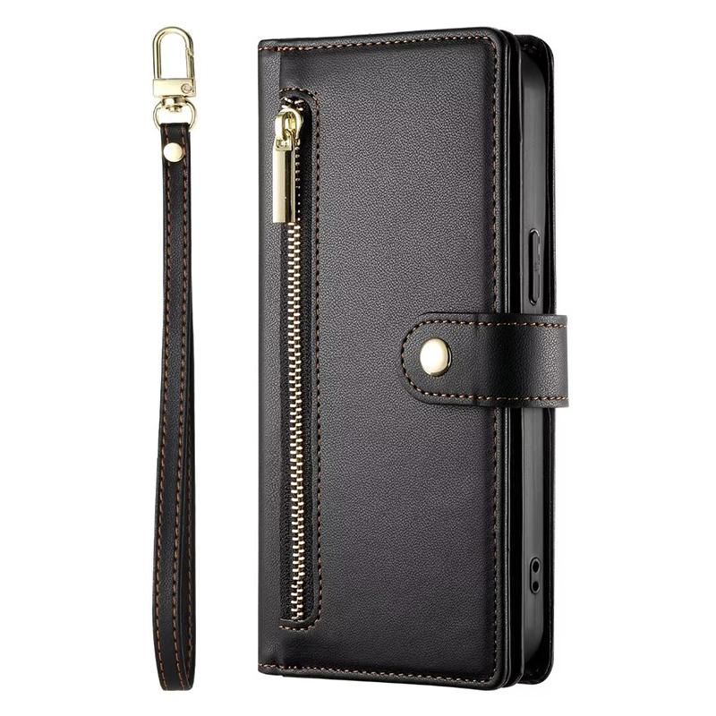 Zipper Crossbody Leather Flip Case For Redmi Note 15 14 13 12 Pro Plus 15C 14C 13C A5 A4 A3 5G Luxury Card Solt Wallet Cover