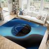 Atalanta FC Design Crystal Velvet Carpet Cozy Non?Slip Printed Rug For Bedroom Living Room Entrance