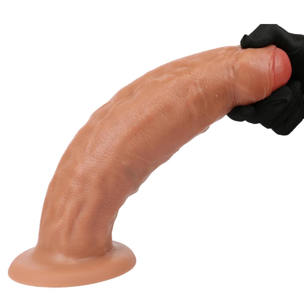 Realistic Liquid Silicone Dildo Thick Penis Adult Sex Toy for Men Women Anal Vaginal Massage Waterproof