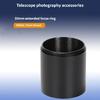 Universal 2inch Aluminum Extension Tube With M48x0.75mm Threading For Camera Mounts And Telescope Accessories