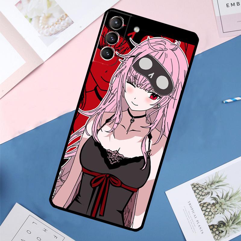 Calliope Mori Hololive Case For Samsung Galaxy S24 Ultra S20 S21 S22 S23 S25 Ultra S9 S10 Plus S25 FE Back Cover