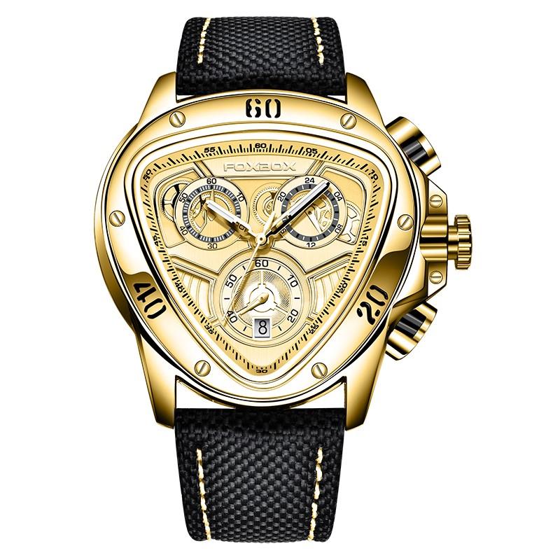 Top Brand Luxury Big Dial Chronograph Quartz Watch Men Sports Watches Military Male Wrist Watch Clock Man Relogio Masculino