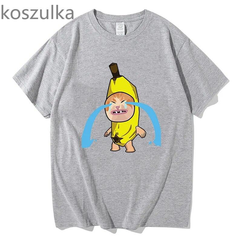 

Футболка Sad Banana Cat Crying Happy Happi Meme, винтажная подарочная футболка для фанатов для женщин унисекс, повседневные летние футболки унисекс из 100% хлопка 3XL