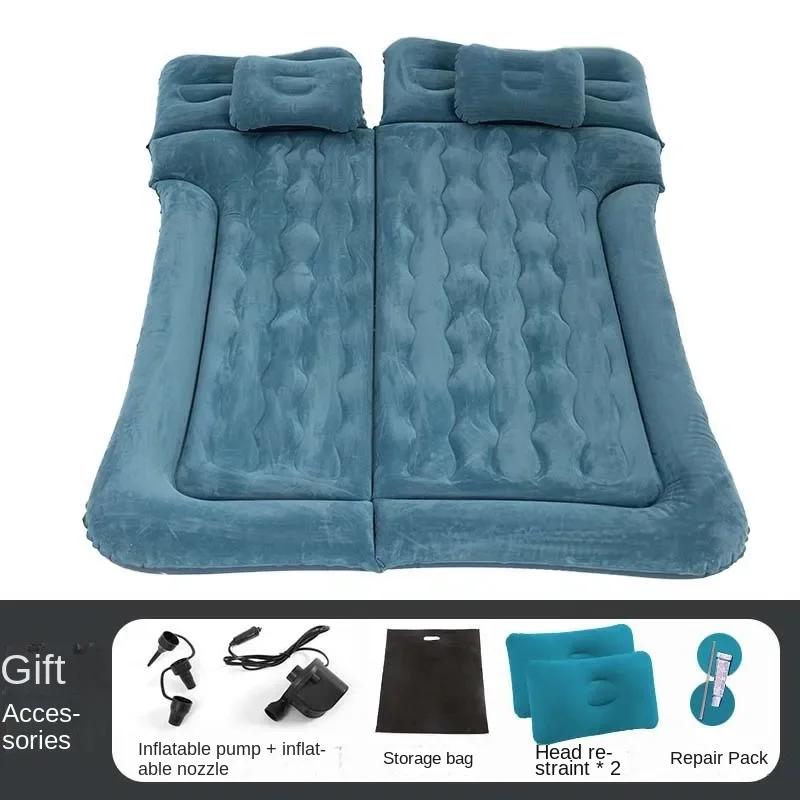 Car Travel Inflatable Bed  Auto Rear Seat Trunk Universal Mattress Air Bed Supplies For Travel Camping Family Outing SUV