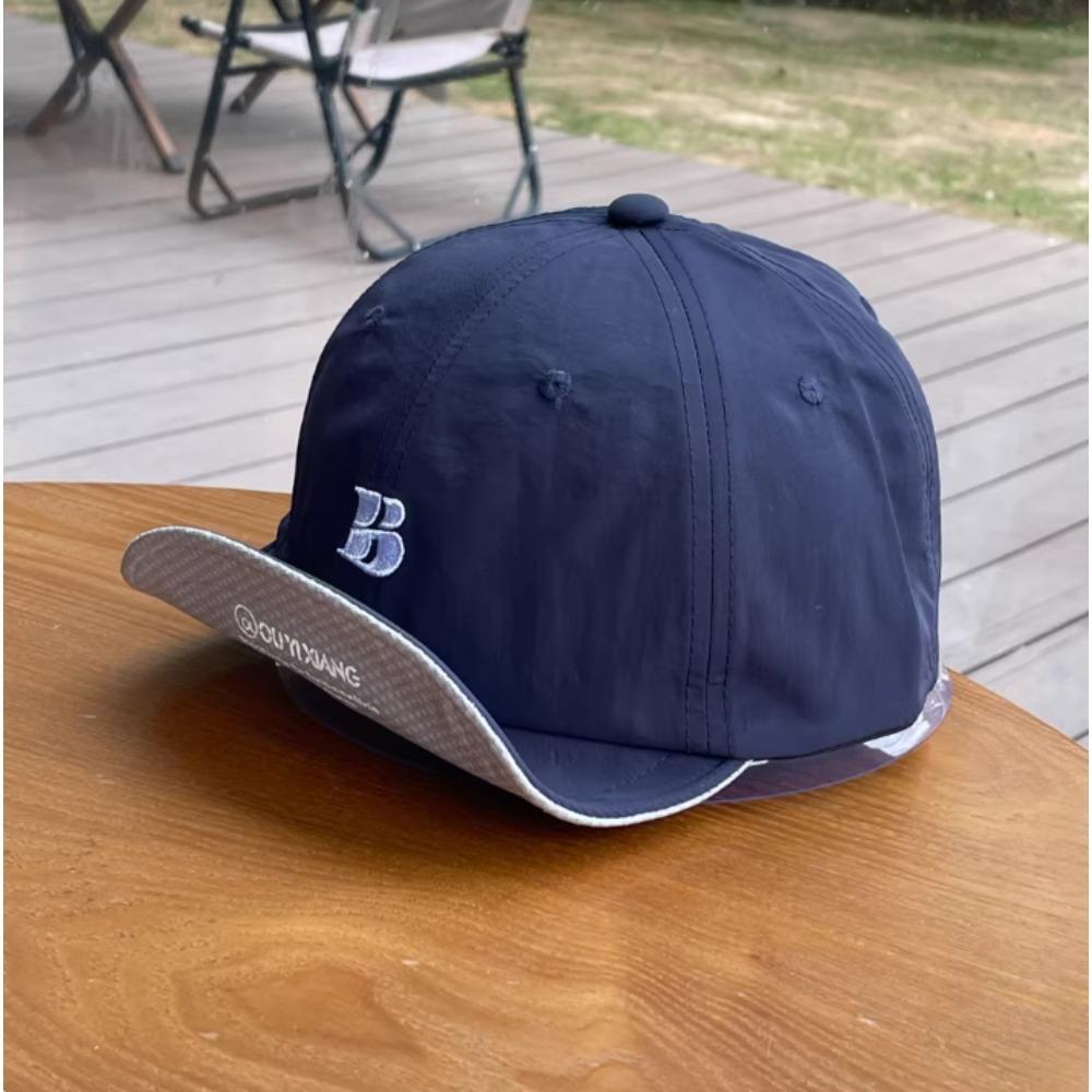 

Vintage Running Baseball Cap for Men Women, Quick Dry Fabric with Embroidery Letter Design, Perfect for Outdoor Casual Sports Adjustable темно-синий
