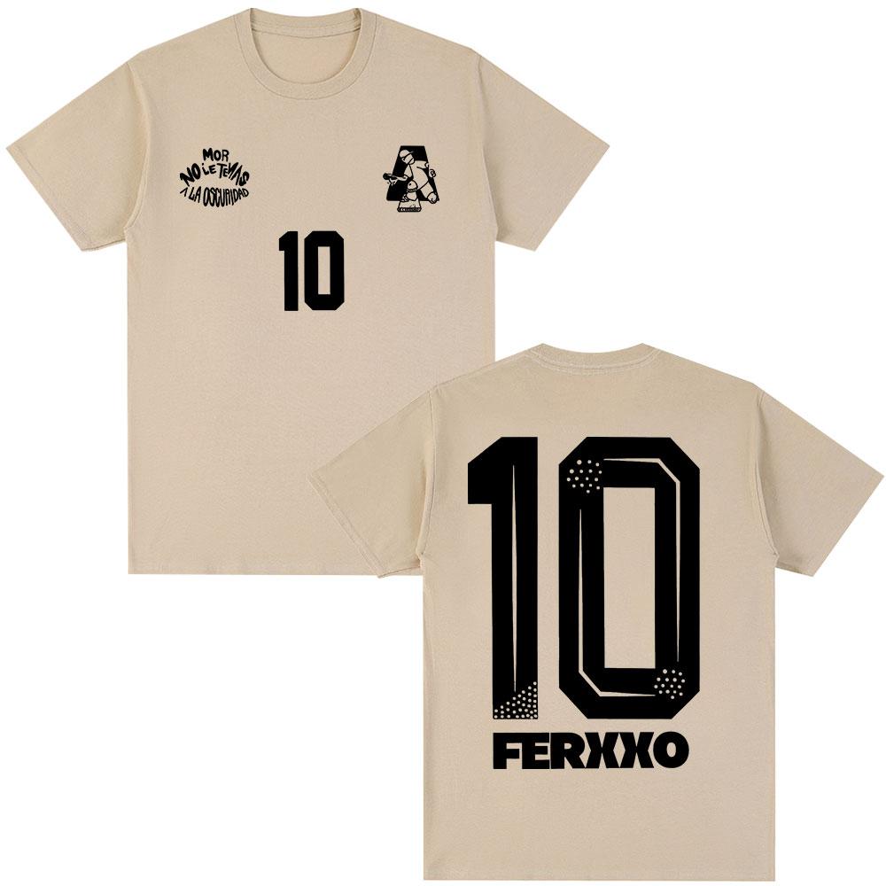 

Rapper Feid Ferxxo Same Style Merch Tshirt Unisexs Women Clothing Fashion Hip Hop Tshirts 100 Cotton Casual Y2K Short Sleeve Top S