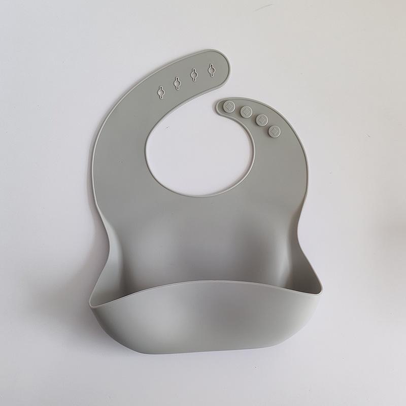 3D wasserdichte Baby Lätzchen Babyzubehör niedlicher Cartoon Tierdruck Kinder Lätzchen Mädchen Junge verstellbares weiches Silikon Lätzchen Babyfütterung