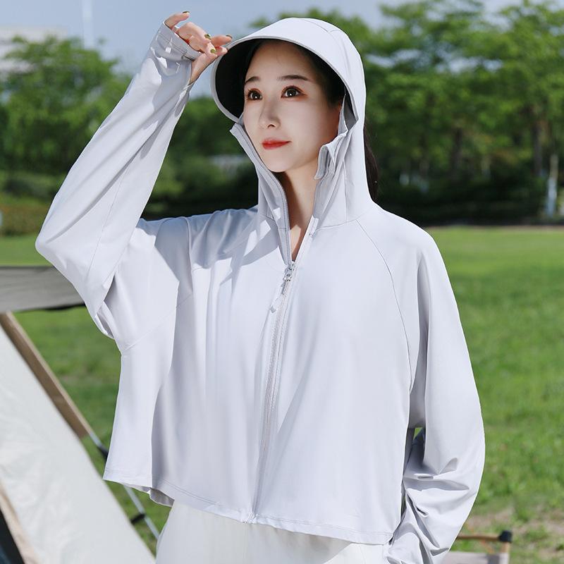 Ice silk sunscreen clothing women's 1011 new summer UV protection UPF10 + sunscreen clothing thin sunscreen blouse